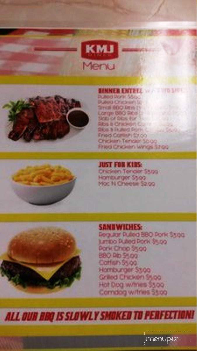 KMJ Diner - Fort Walton Beach, FL menu_pic