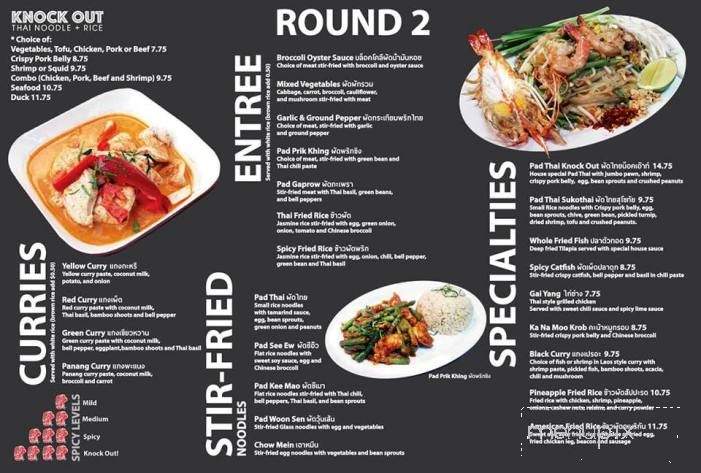 Knock Out Noodles & Rice - Van Nuys, CA menu_pic