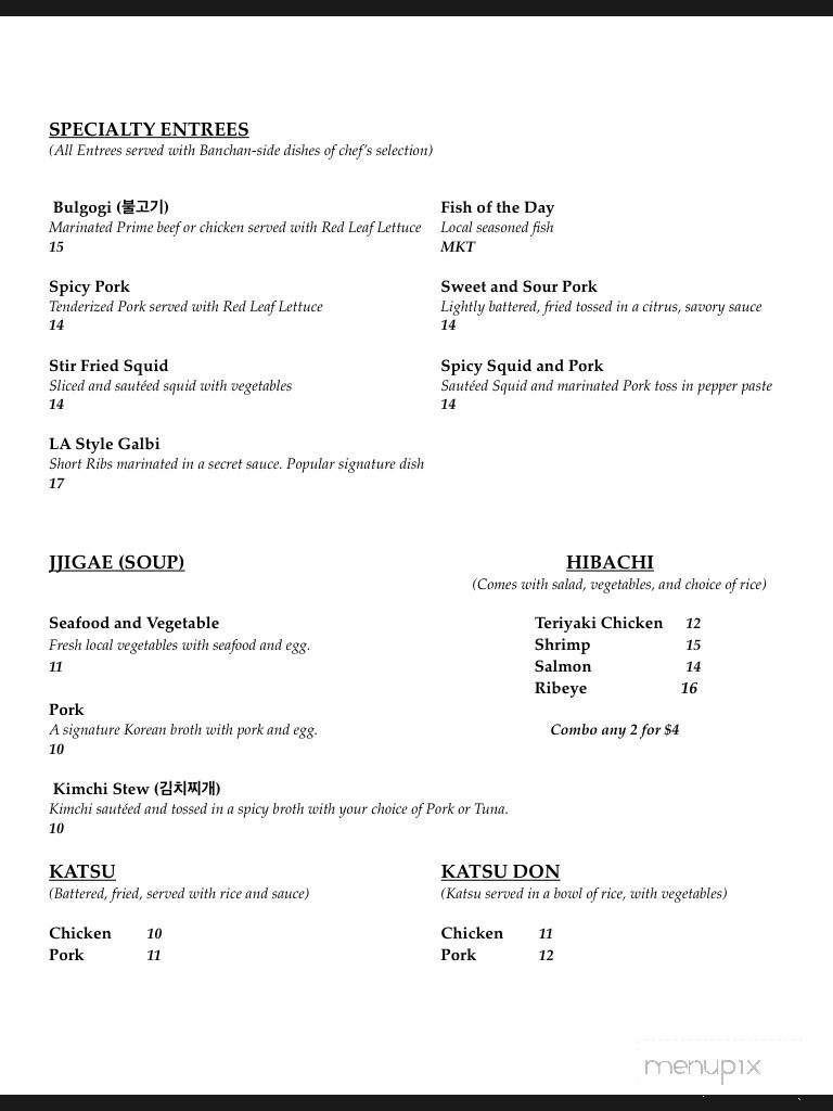 Koshi - Summerville, SC menu_pic