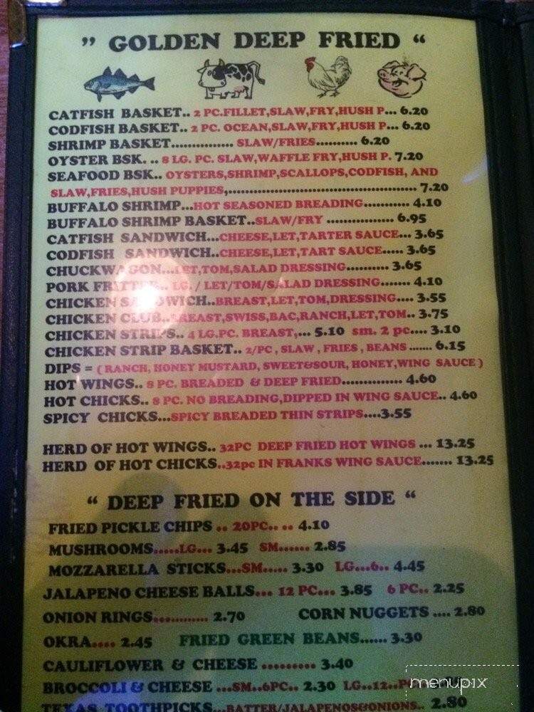 Kountry Kastle Barbecue - Paducah, KY menu_pic