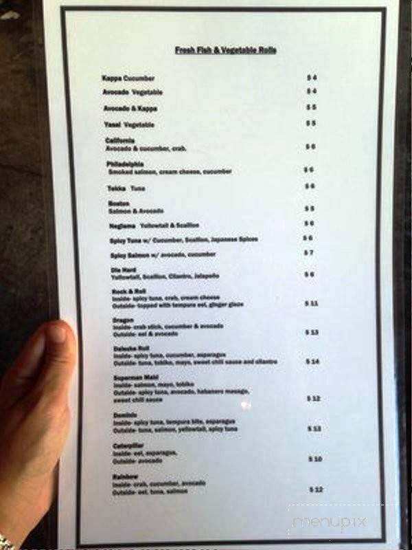 Kova Sushi - Tampa, FL menu_pic