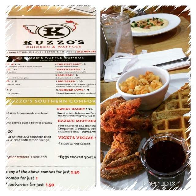 Kuzzos Chicken & Waffles - Detroit, MI menu_pic