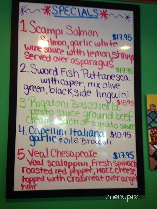 La Bella Italia - Friendship, MD menu_pic