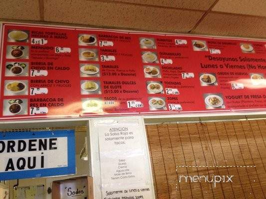La Fonda Mexican Foods - Porterville, CA menu_pic