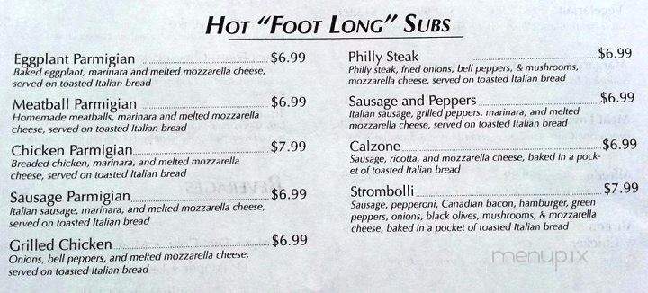 La Vita Italian Restaurant - Glen Rose, TX menu_pic