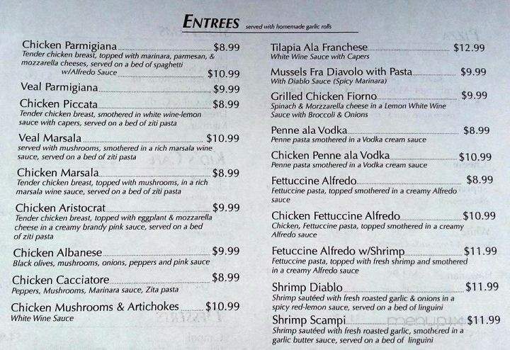La Vita Italian Restaurant - Glen Rose, TX menu_pic