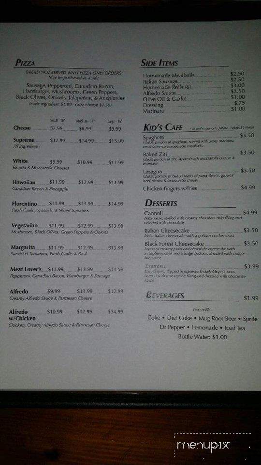 La Vita Italian Restaurant - Glen Rose, TX menu_pic