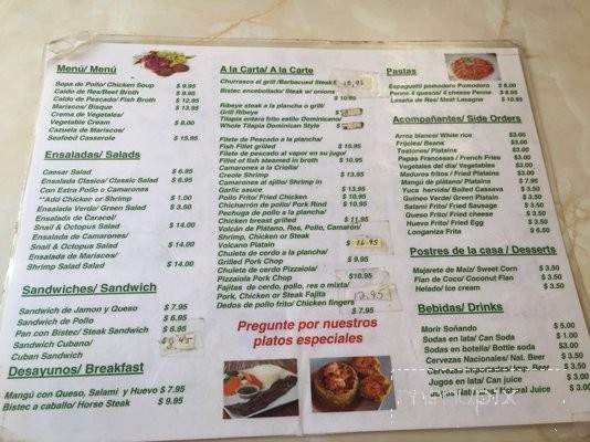 Las Delicias - Harvey, LA menu_pic