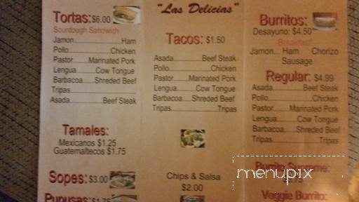 Las Delicias Bakery & Deli - Siloam Springs, AR menu_pic