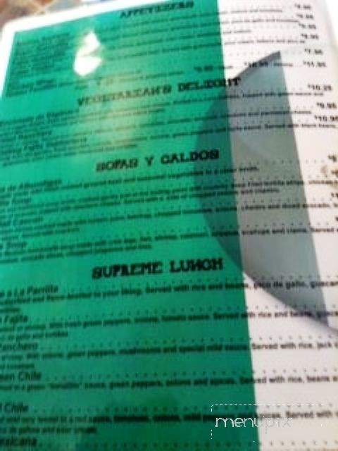 Las Delitcias - Sheridan, WY menu_pic