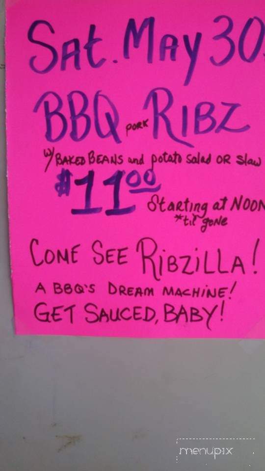 Lazy R Bar & Grill - Hermosa, SD menu_pic