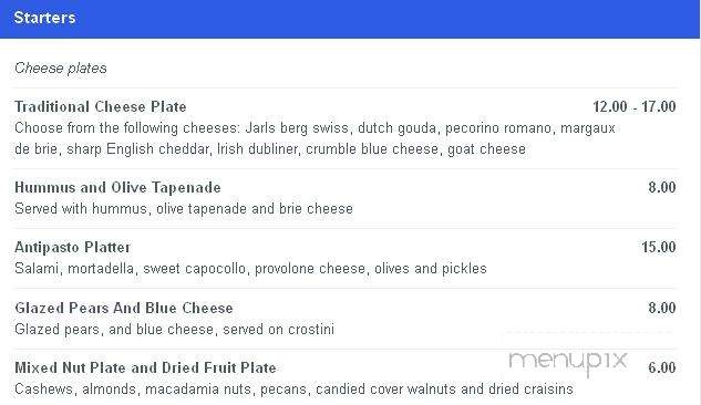 Lee's Wine Bistro - Santa Clarita, CA menu_pic