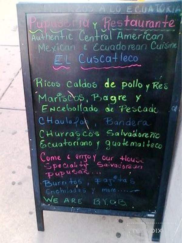 Lel Cuscatleco Restaurant - Upper Darby, PA menu_pic