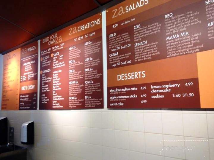 Leni D's Za Fest - Hagerstown, MD menu_pic