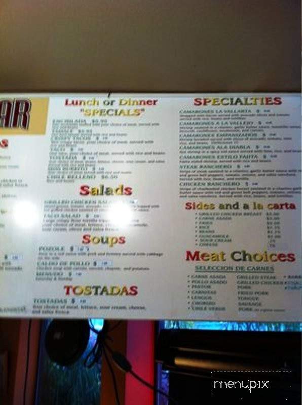 Leo's Taco Bar - Santa Cruz, CA menu_pic
