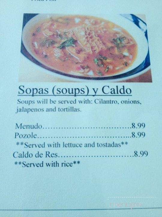 Lindo Veracruz Mexican and Taqueria - Clarksville, TN menu_pic
