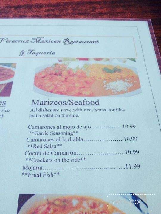 Lindo Veracruz Mexican and Taqueria - Clarksville, TN menu_pic