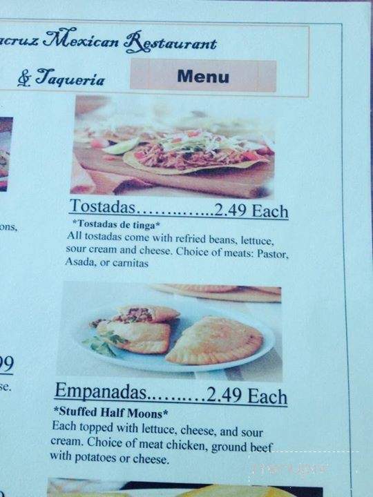 Lindo Veracruz Mexican and Taqueria - Clarksville, TN menu_pic