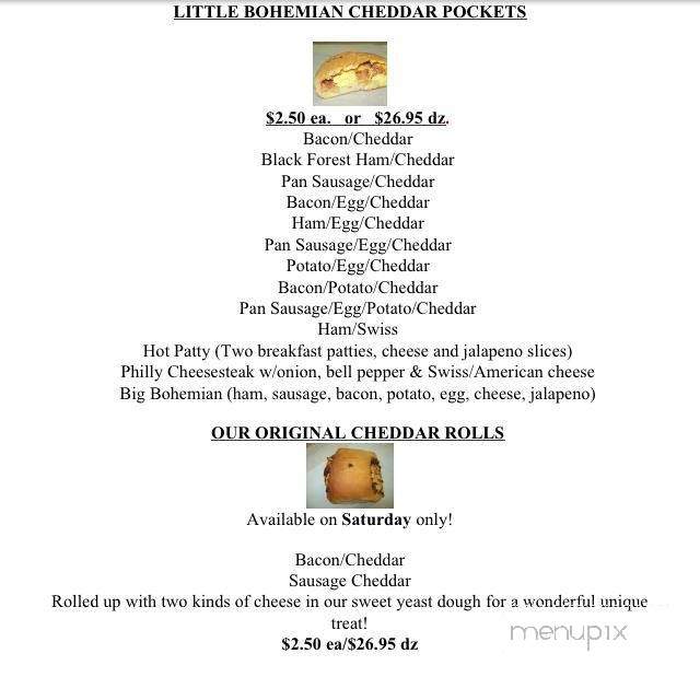 Little Bohemian Bakery - Belton, TX menu_pic