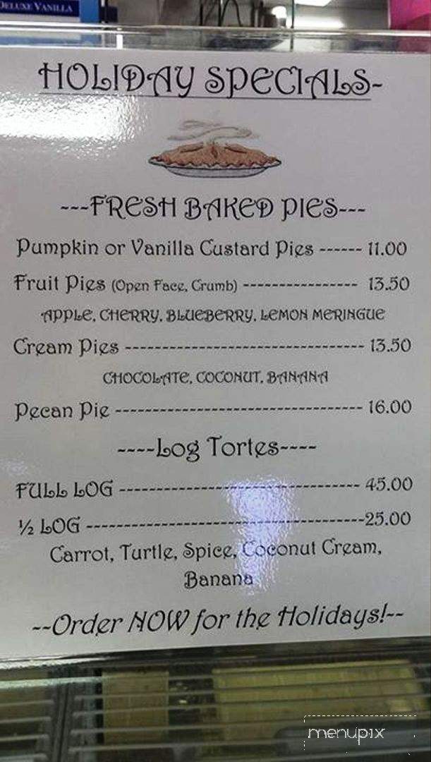 Lorianna's Sweetlife Bakery - Janesville, WI menu_pic