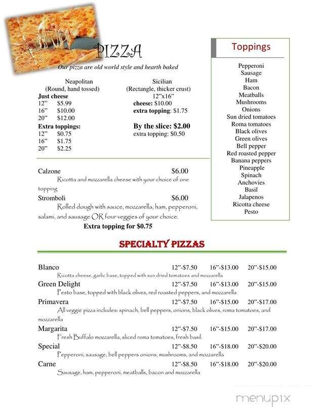 Louie's Cafe - Forest City, NC menu_pic