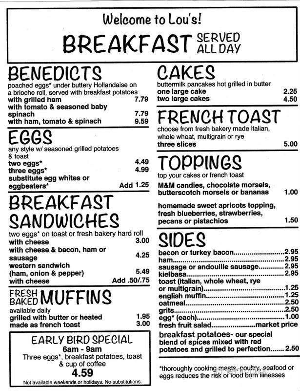 /380273950/Lous-Breakfast-and-Lunch-Southington-CT - Southington, CT