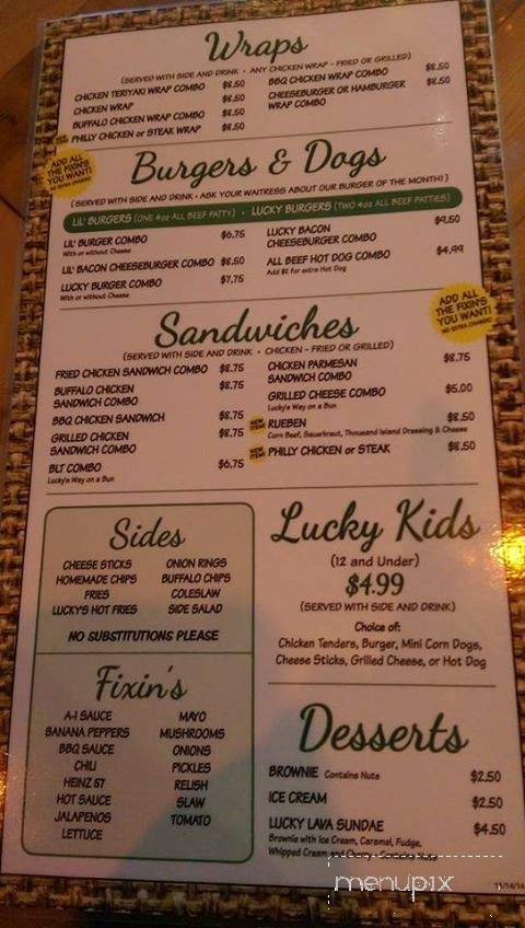 /380282759/Luckys-Burger-n-Tap-Asheboro-NC - Asheboro, NC