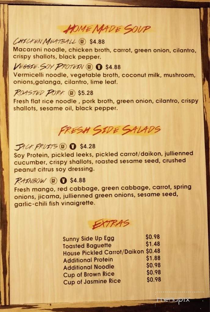Mai Bun Mee - Salt Lake City, UT menu_pic