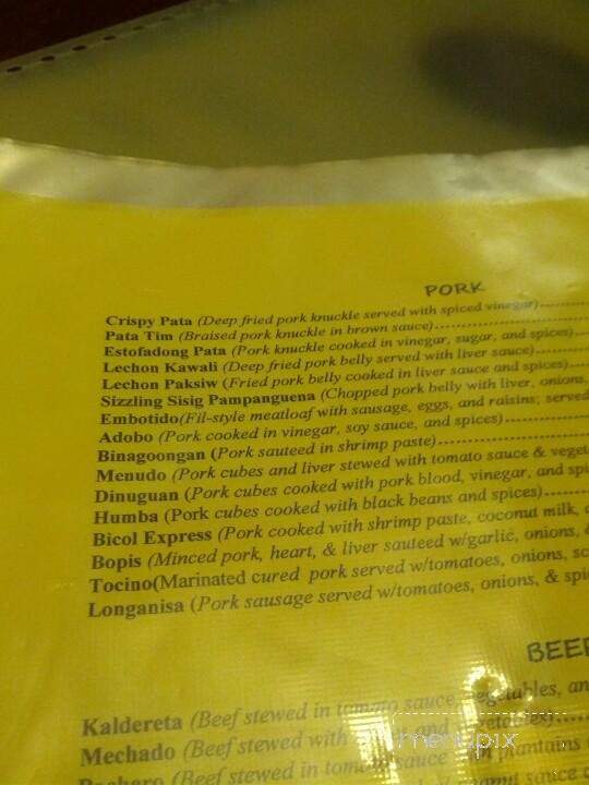 Manila Hut - Hempstead, NY menu_pic