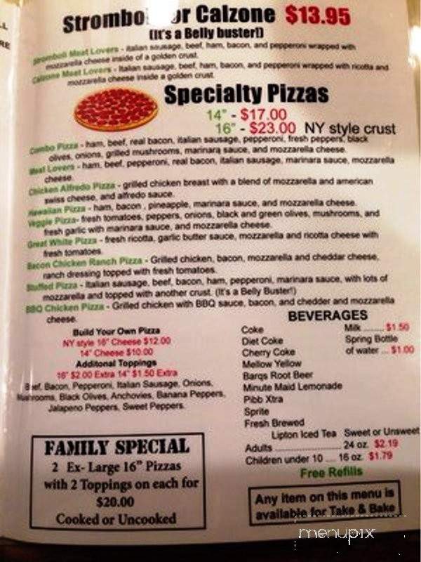 Mario and Angela's Italian Cucina - Cape Girardeau, MO menu_pic