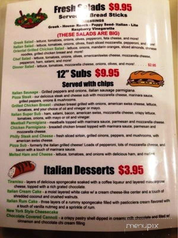Mario and Angela's Italian Cucina - Cape Girardeau, MO menu_pic
