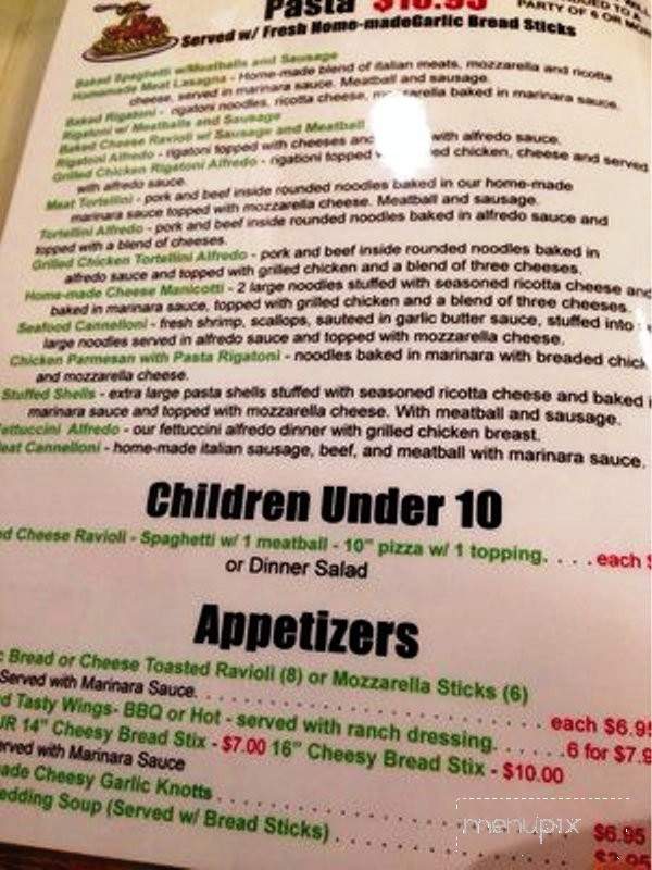 Mario and Angela's Italian Cucina - Cape Girardeau, MO menu_pic