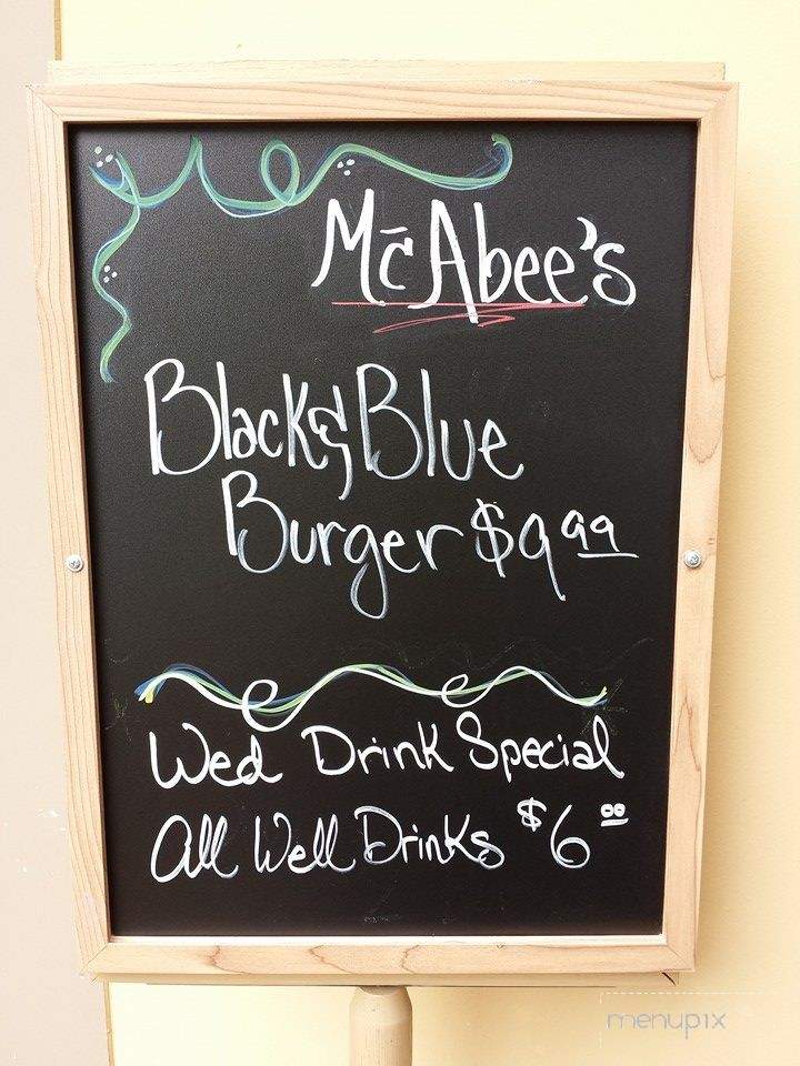 McAbee's - Asheville, NC menu_pic