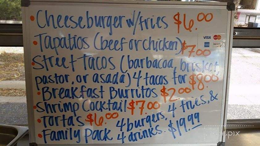 Mendez Cafe - San Angelo, TX menu_pic