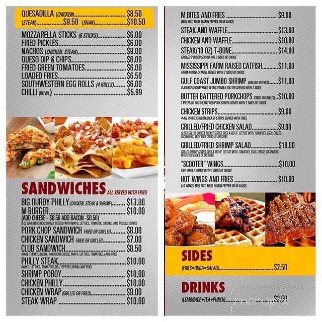 Metropolitan Bar & Grill - Jackson, MS menu_pic