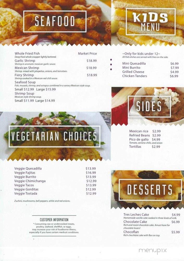 Mexicana Morada - Islamorada, FL menu_pic