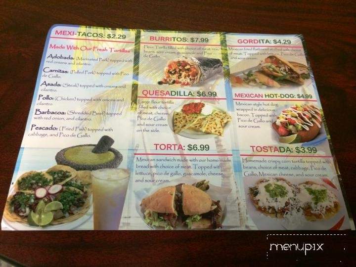Mexico's Grill - Cocoa Beach, FL menu_pic