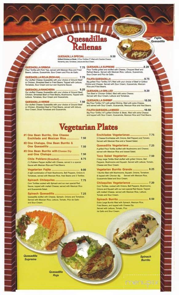 Mezcal Mexican Bar and Grill - Dewitt, IA menu_pic
