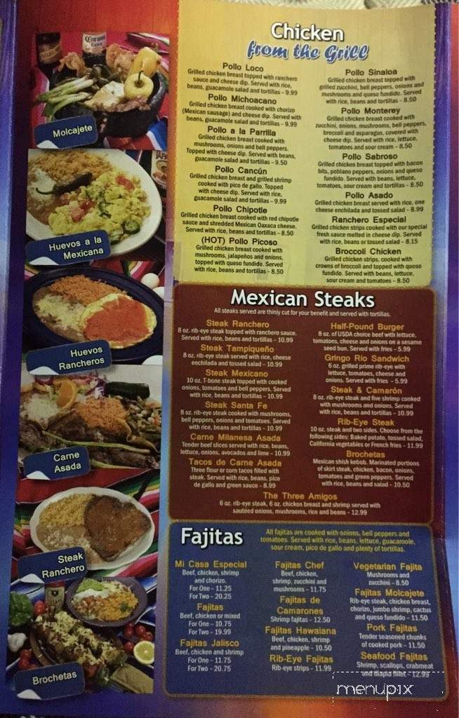 Mi Casa - Harrodsburg, KY menu_pic