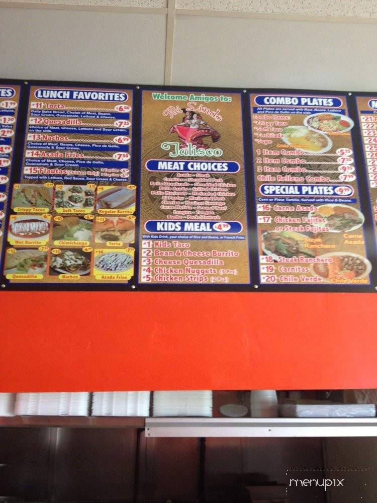 Mi Lindo Jalisco - Citrus Heights, CA menu_pic
