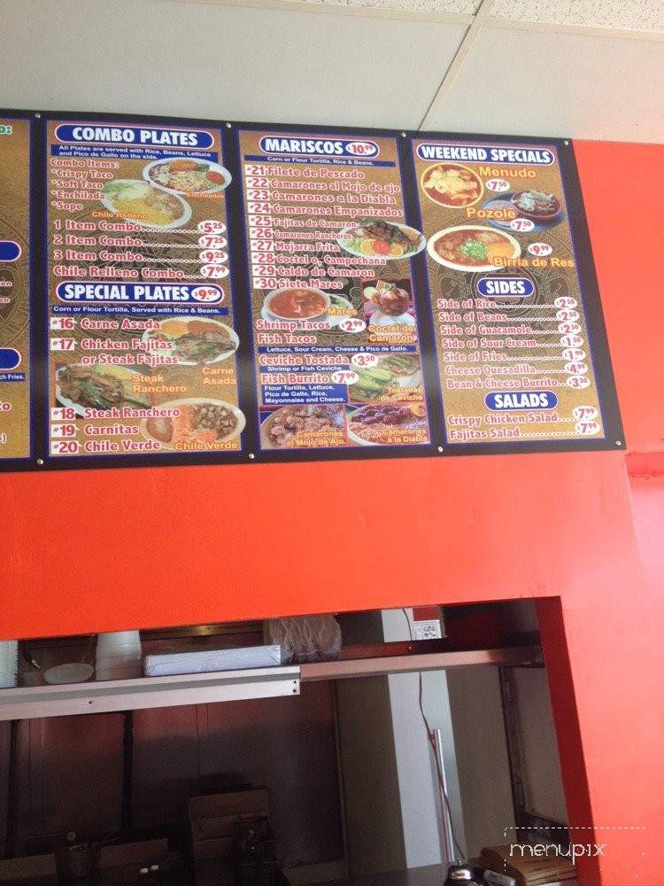 Mi Lindo Jalisco - Citrus Heights, CA menu_pic