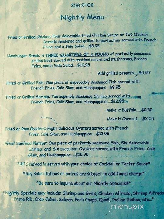 Mid Towne Cafe - Springfield, SC menu_pic