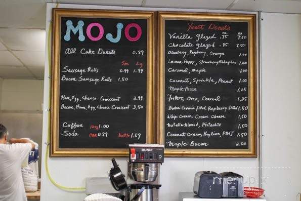 Mojo Donuts - Dallas, TX menu_pic