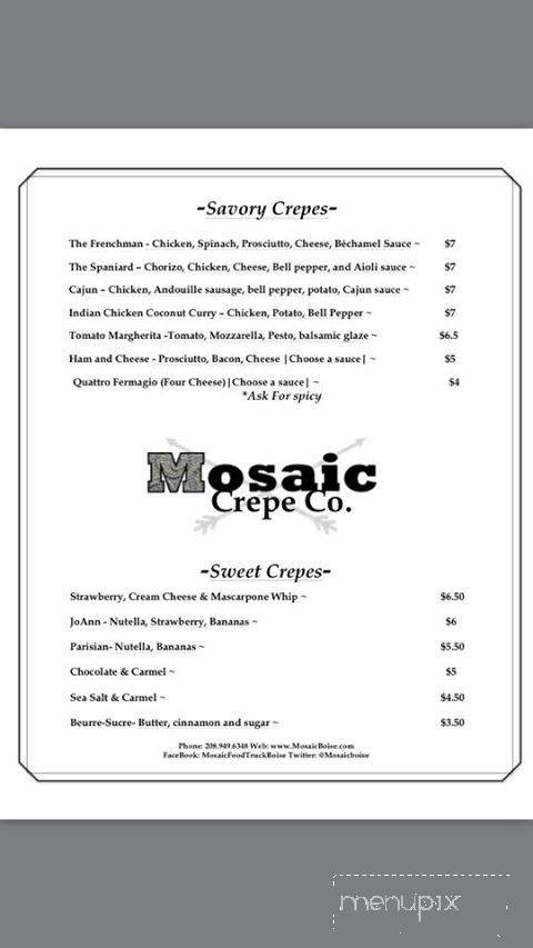 Mosaic World Crepes - Boise, ID menu_pic