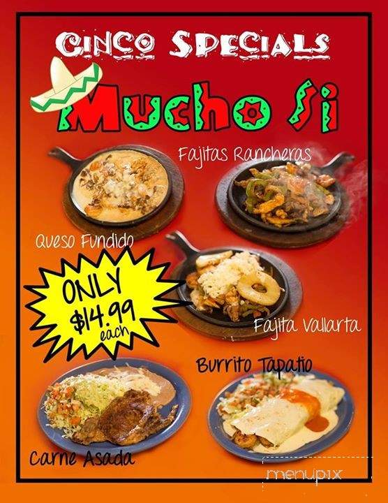 Mucho Si - Fairview, MT menu_pic
