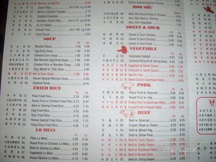 New Peking - Deltona, FL menu_pic