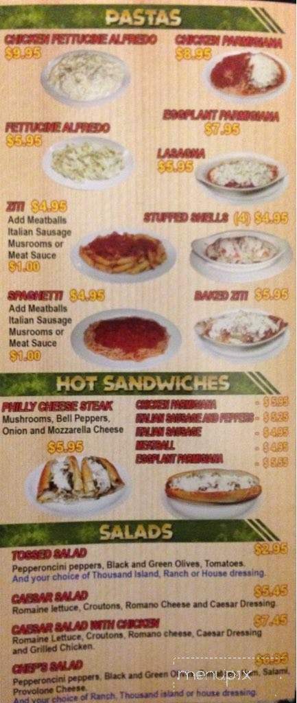 New York's Best Pizza - Arlington, TX menu_pic