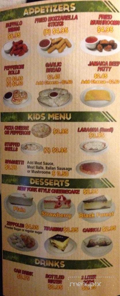 New York's Best Pizza - Arlington, TX menu_pic