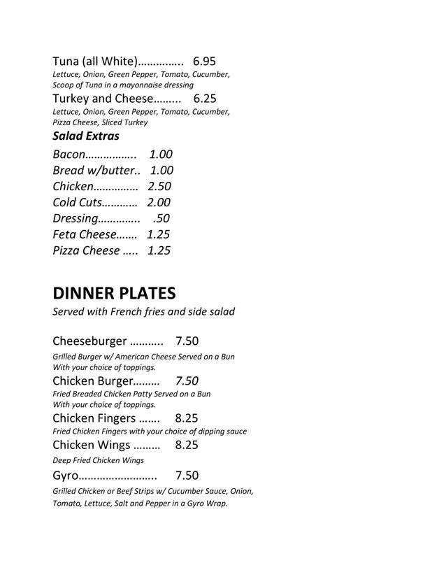 Newport House of Pizza - Newport, ME menu_pic