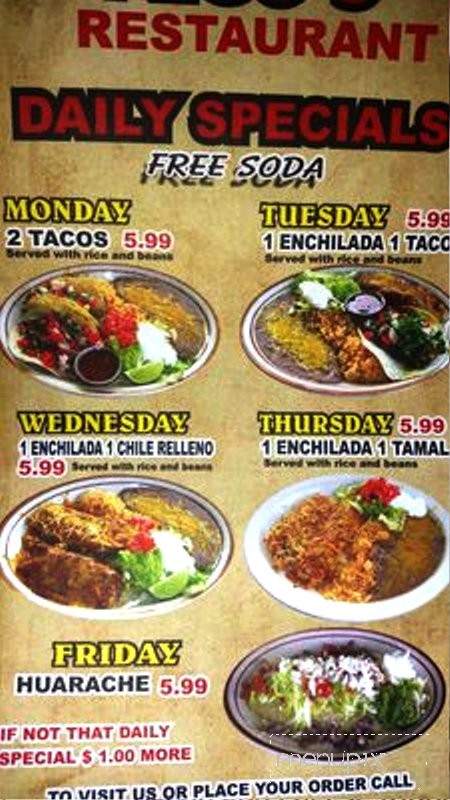 Nico's Restaurant & Lounge - Salt Lake City, UT menu_pic
